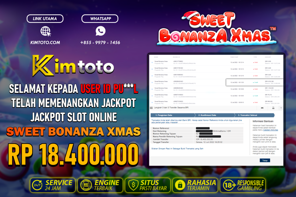 BUKTI PEMBAYARAN MEMBER JP SLOT ONLINE DI KIMTOTO USER ID PUL