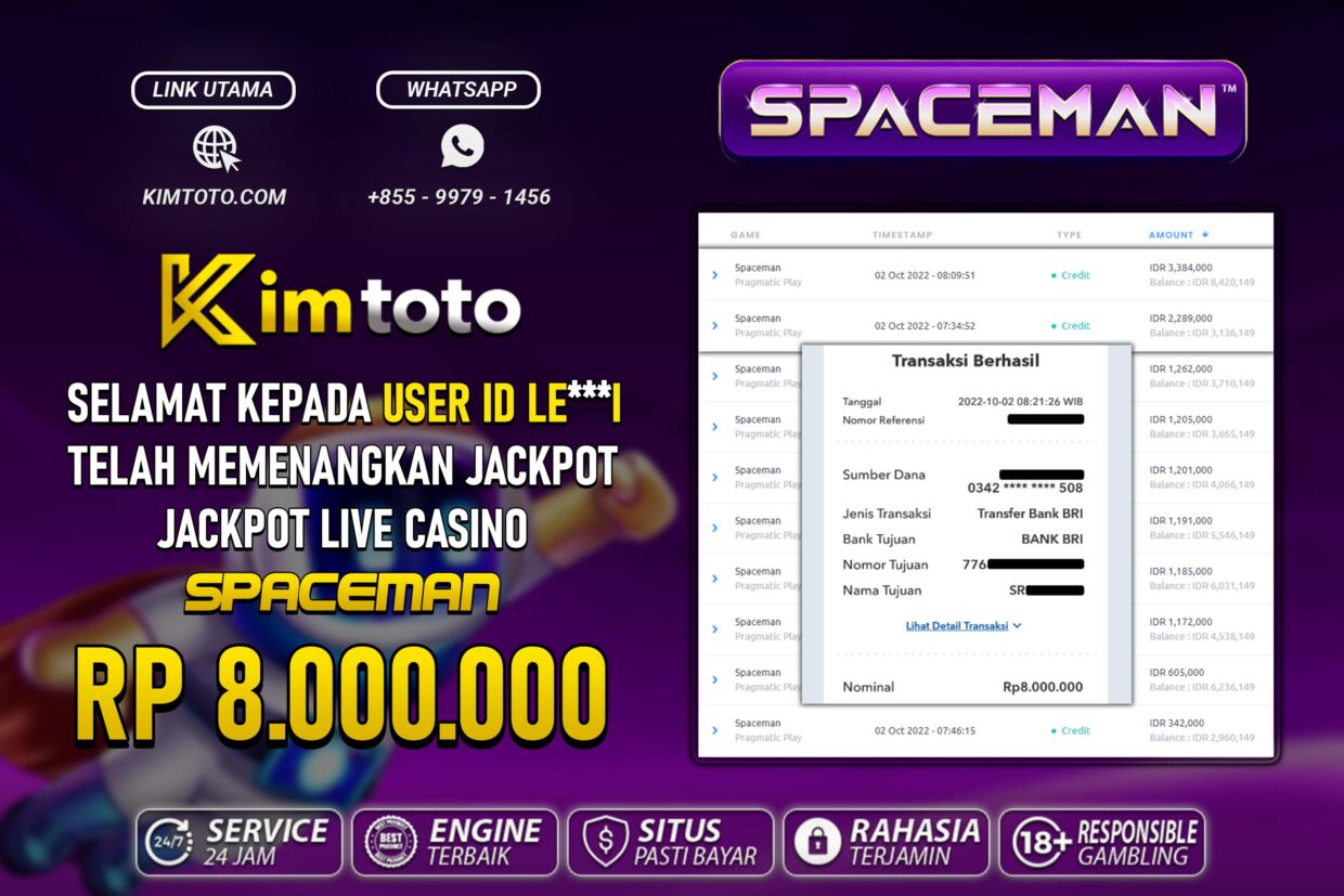 BUKTI PEMBAYARAN MEMBER JP LIVECASINO DI KIMTOTO USER ID LEI