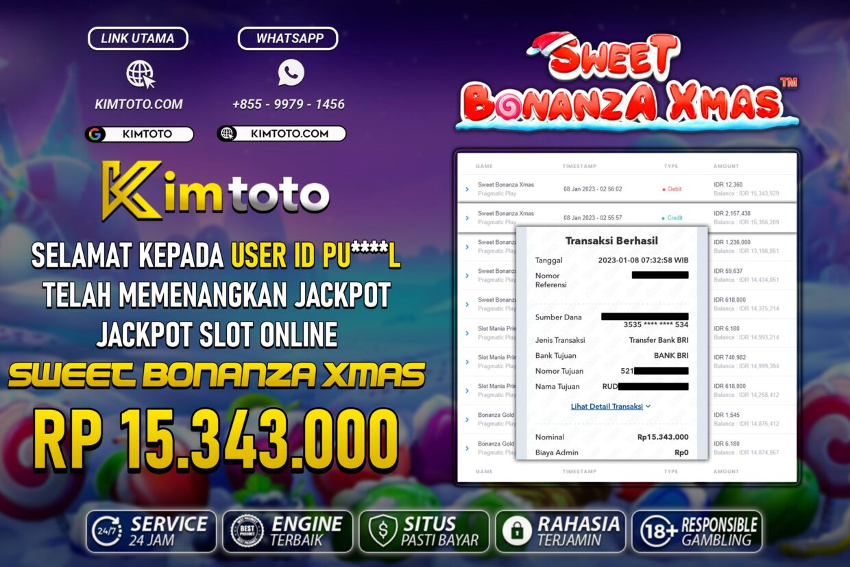 BUKTI PEMBAYARAN MEMBER JP SLOT ONLINE DI KIMTOTO USER ID PUL