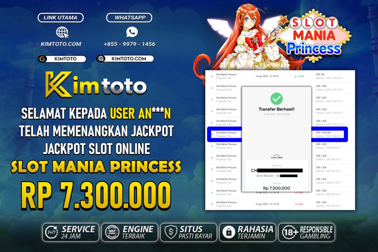 BUKTI PEMBAYARAN MEMBER JP SLOT ONLINE DI KIMTOTO USER ID ANN