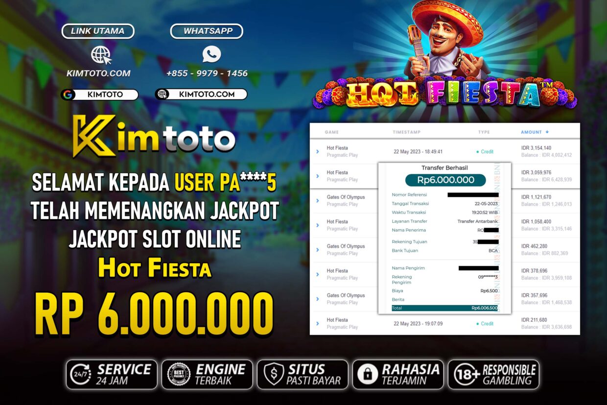 BUKTI PEMBAYARAN MEMBER JP SLOT ONLINE DI KIMTOTO USER ID PA5