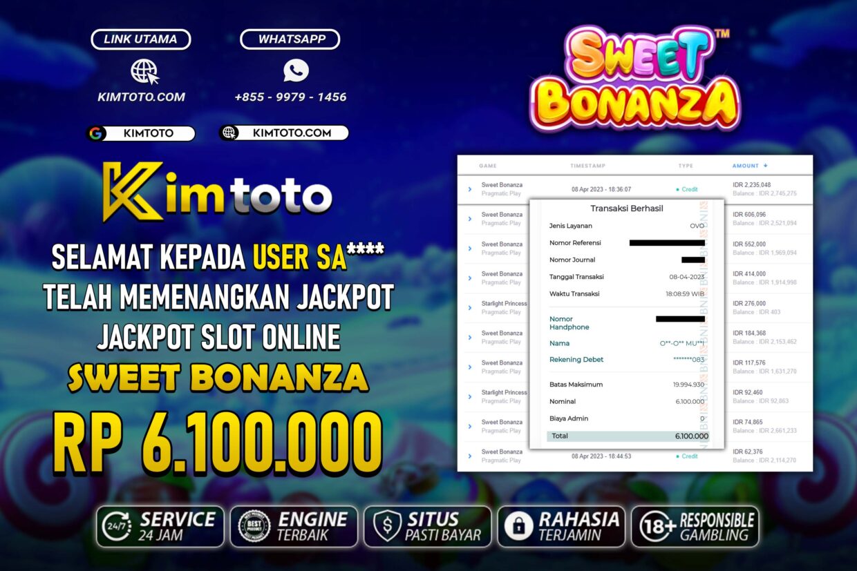 BUKTI PEMBAYARAN MEMBER JP SLOT ONLINE DI KIMTOTO USER ID SA