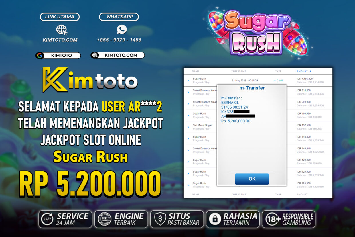 BUKTI PEMBAYARAN MEMBER JP SLOT ONLINE DI KIMTOTO USER ID AR2