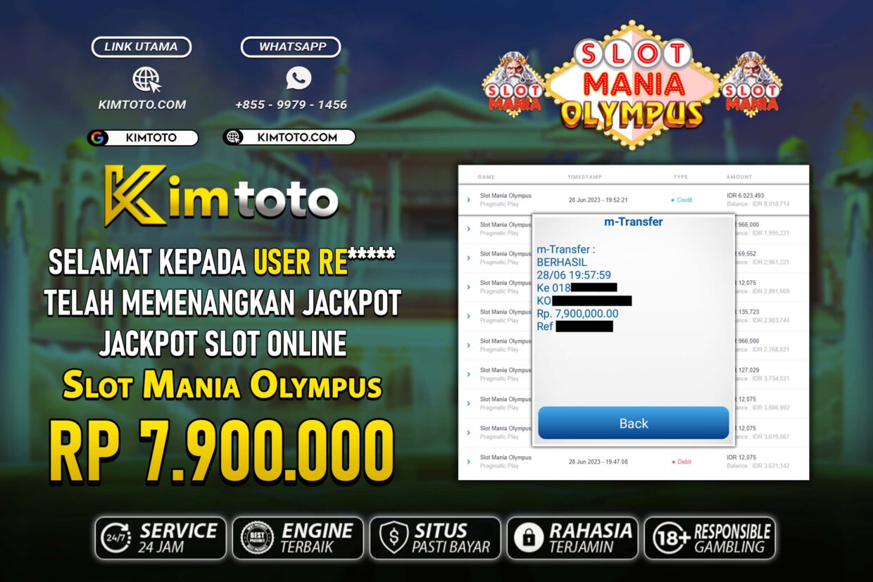 BUKTI PEMBAYARAN MEMBER JP SLOT ONLINE DI KIMTOTO USER ID RE