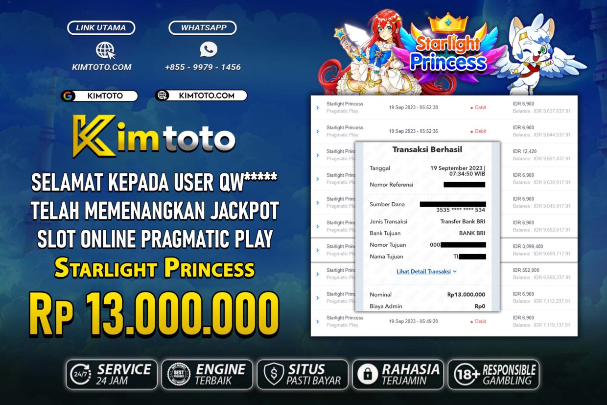 BUKTI PEMBAYARAN MEMBER JP SLOT ONLINE DI KIMTOTO USER ID QW