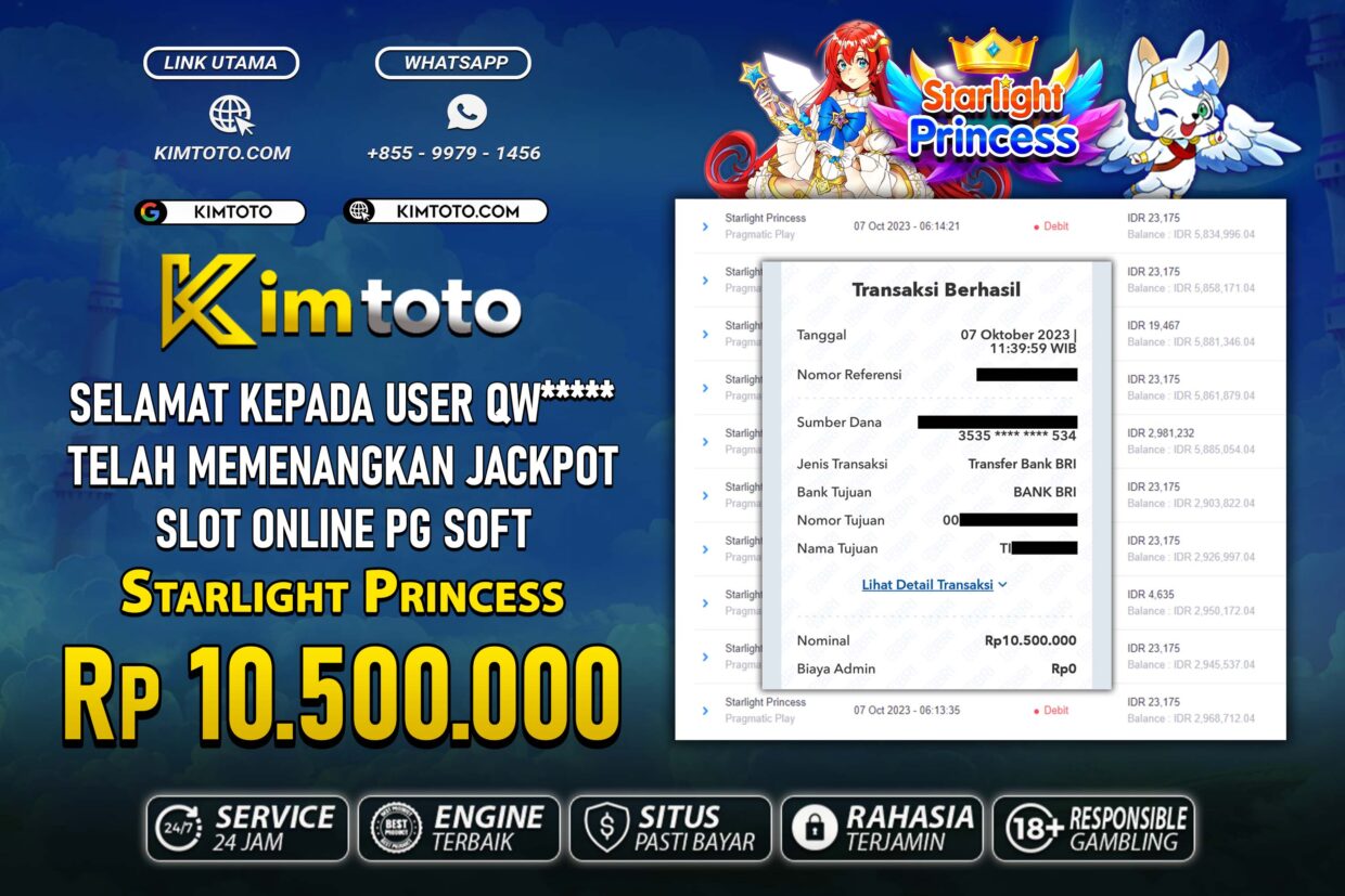 BUKTI PEMBAYARAN MEMBER JP SLOT ONLINE DI KIMTOTO USER ID QW